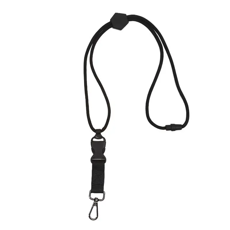 Soporte de carrete de insignia extraíble de alta resistencia, llavero, correa colgante para el cuello, cordón, soporte táctico para Tarjeta De Nombre de identificación para senderismo al aire libre