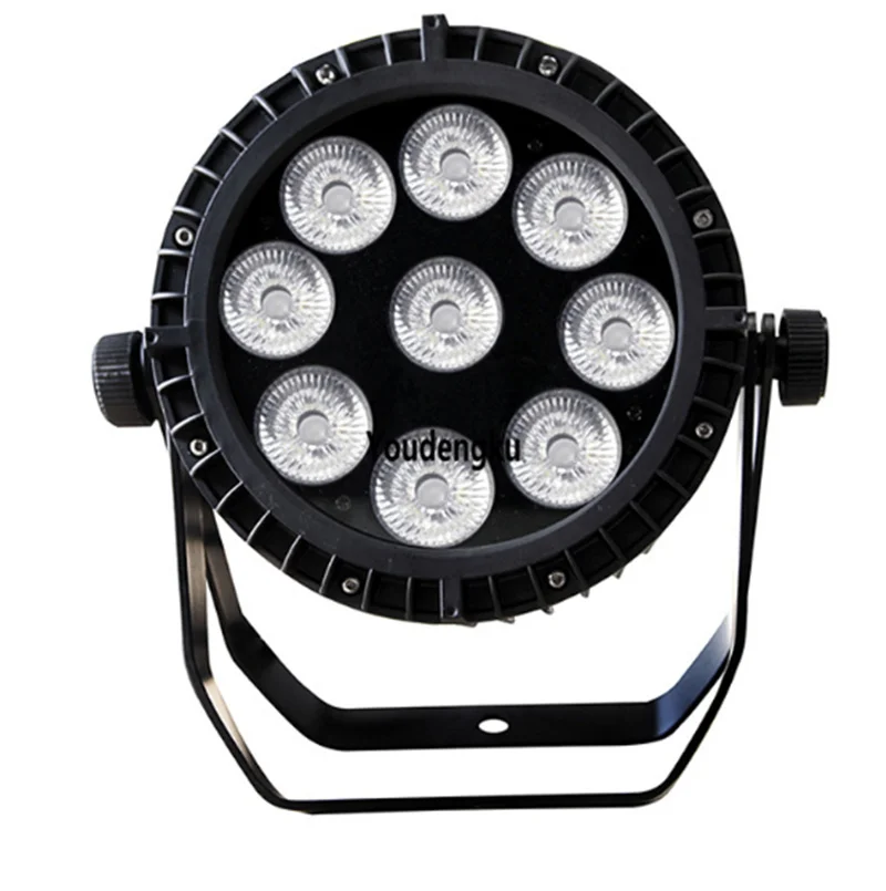 10 pieces led par waterproof 9x10w outdoor par 64 led rgbw 4in1 mini led dmx slim par dj wall  washer light