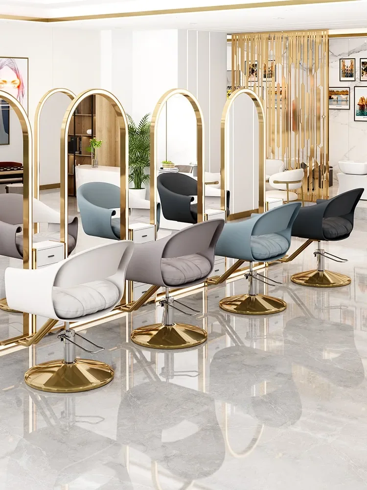 Chaise Coiffeur Beauty Salon Reception Make Up Chair Barber Wash High Professional Makeup Nail Furniture Reclining Master Wheels