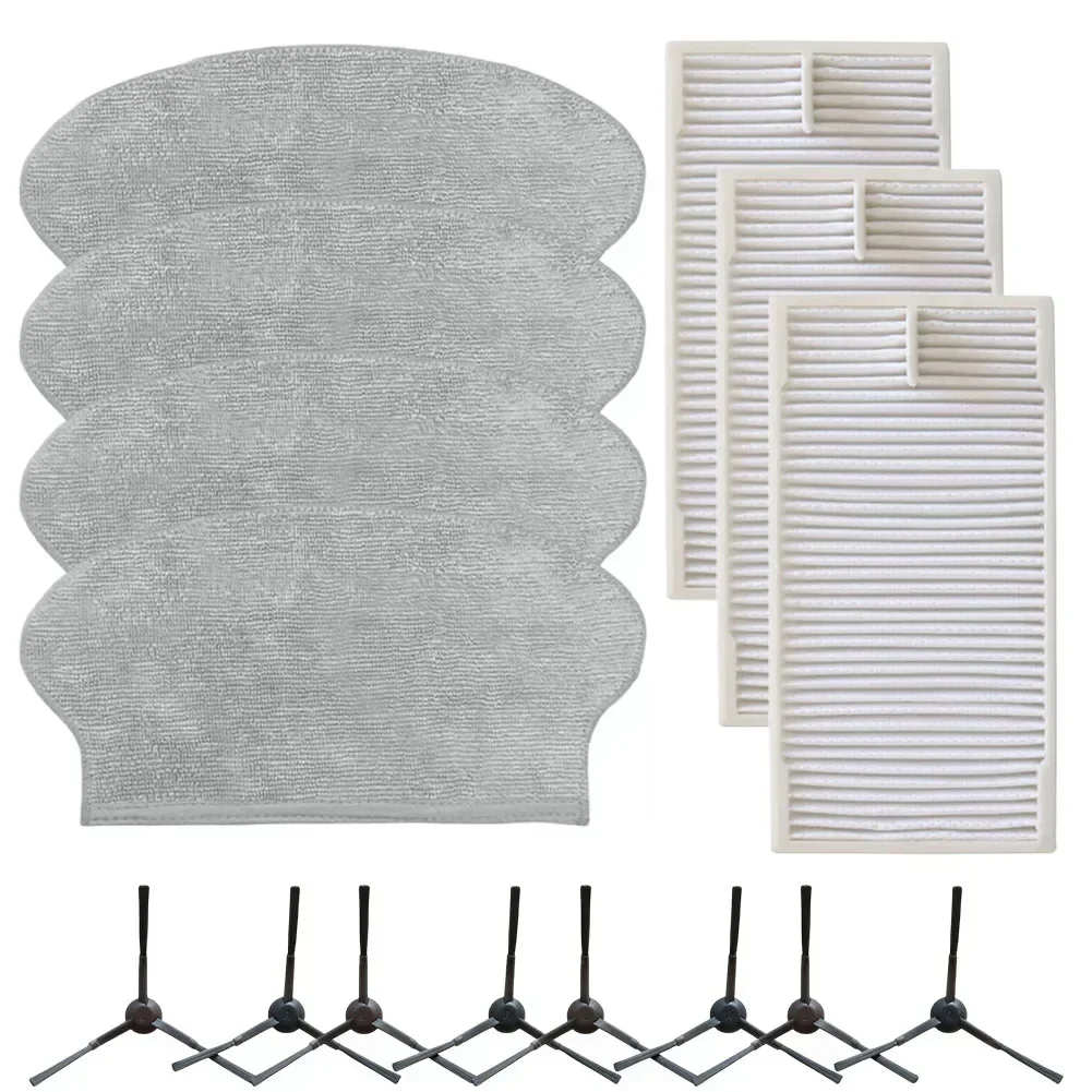 Enhance Performance and Longevity with Replacement Filters Mop Cloths and Side Brushes for Eureka NER600 Vacuum Cleaner