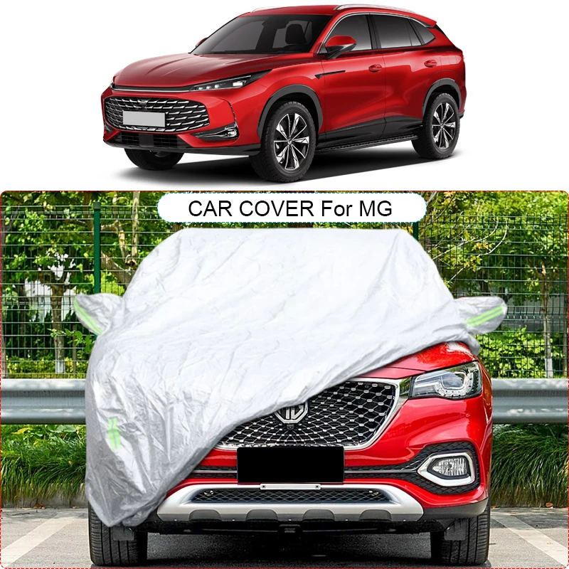 3Layer Thicken Car Cover Snow Waterproof For MG ES5 HS MARVEL R MG3 MG4 EV MG5 ES EP GT MG 7 MG 9 RISING F7 R7 MRX5 RX8 ZS