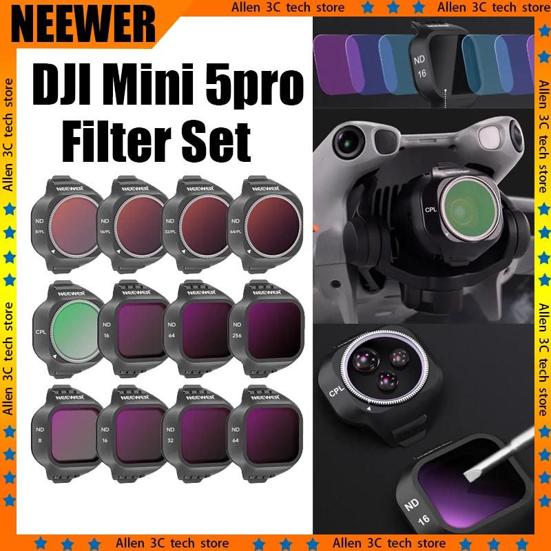 Drone Kit Waterproof - NEEWER For DJI Mini 5pro Filter