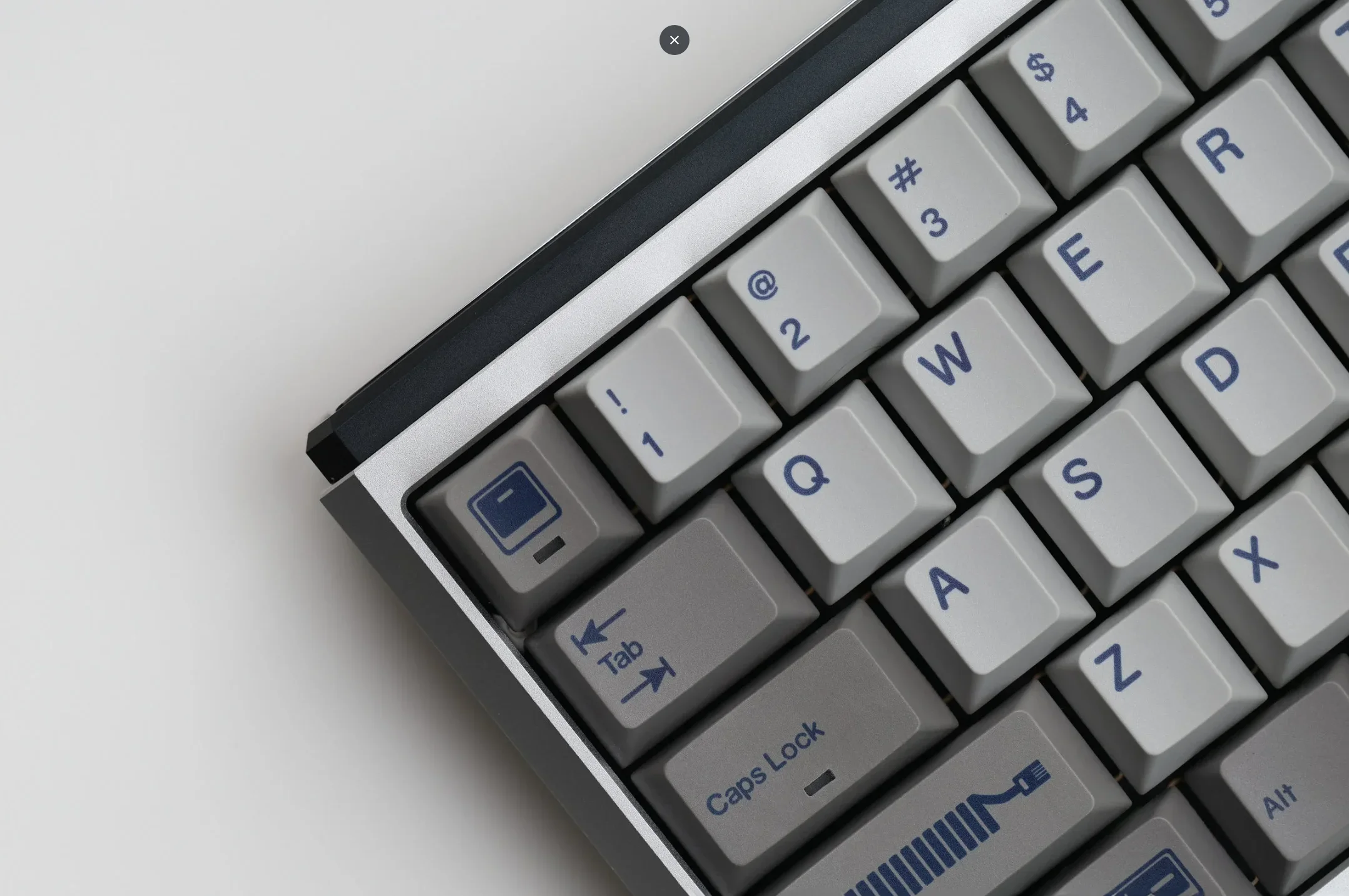 Original height end point machine hot sublimation retro gray keycap DIY custom mechanical disk full set