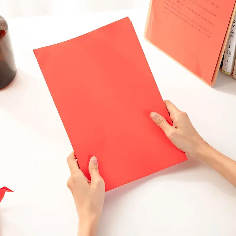 100 szt. Wielokolorowy papier rzemieślniczy 80g A4 DIY Ręcznie robiony papier metaliczny z folii aluminiowej