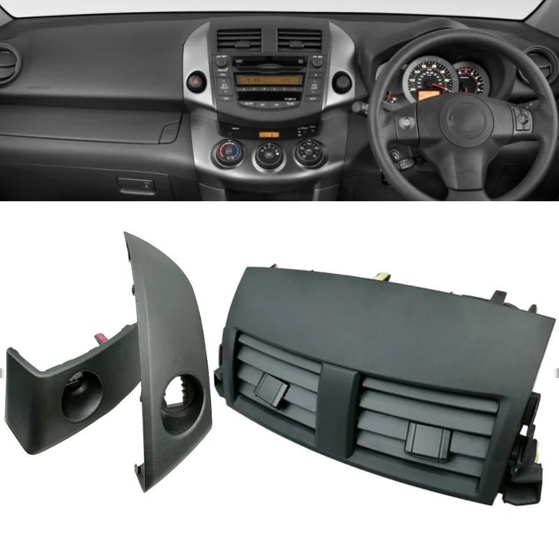 For Toyota RAV4 2006 2007 2008 2009 2010 2011 Center Dash A/C Outlet Air Vent Panel Cover 55412-42060-B0 55413-42070-B0