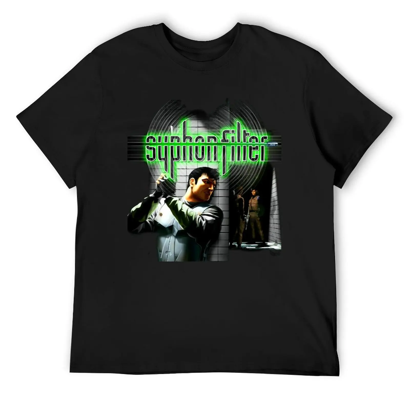 

Syphon Filter Game Art T-Shirt cute clothes customs men clothing