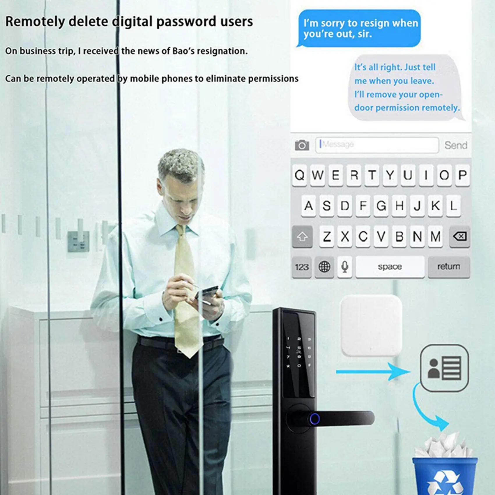 B04B-2X Bluetooth Wifi Gateway Fingerprint Password Smart Electronic Door Lock Home Bridge Ttlock App Control Gateway Hub