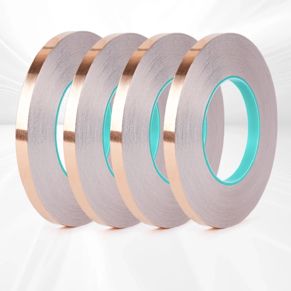 

Double-sided conductive copper foil tape shielding signal circuit material diy laboratory high temperature heat dissipation tape