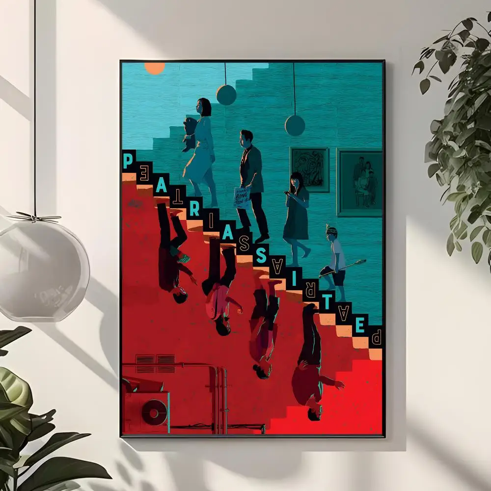 film social satire P-Parasite Poster Modern Home Interior Decor Artistic Wall Decoration