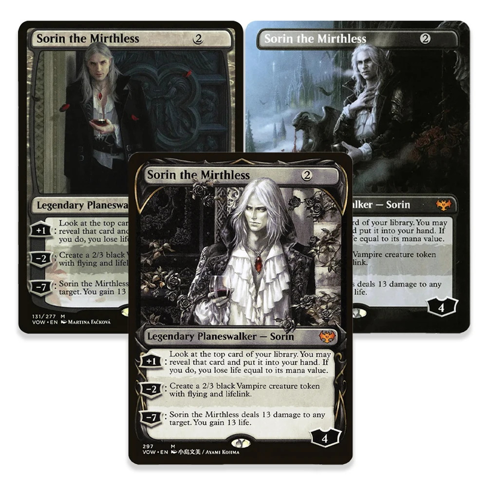 Cartes de collection TCG rares et magiques HOLO, Sorin le Sans Joie, pour le jeu à domicile, jouets, objets de collection, cadeaux pour garçons