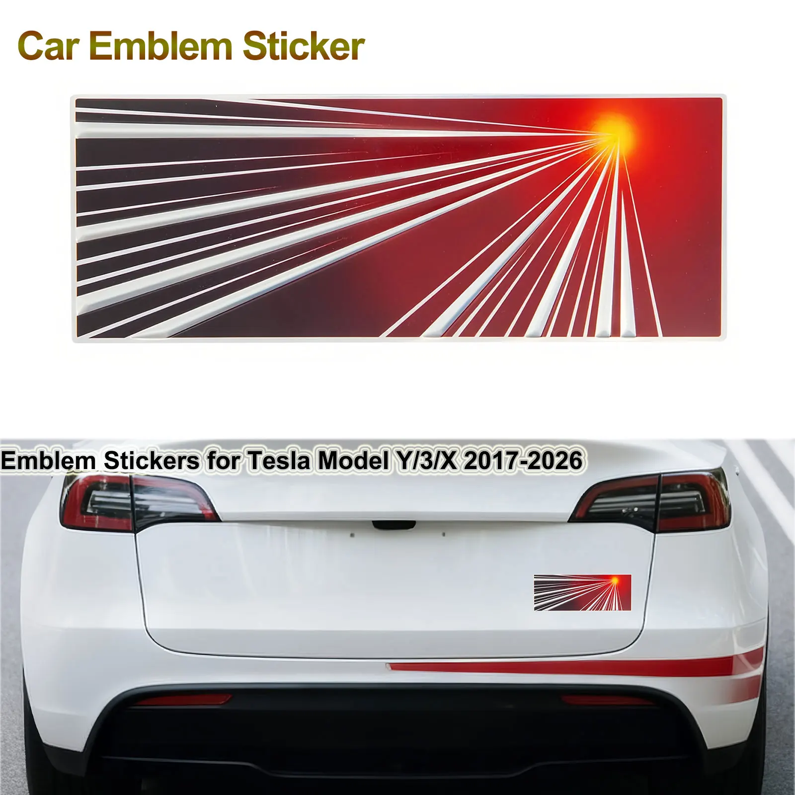

Универсальные наклейки-эмблемы на багажник автомобиля для Tesla Model Y/3 2016-2026, наклейка-эмблема для Tesla Model Y Juniper 2025, Model 3