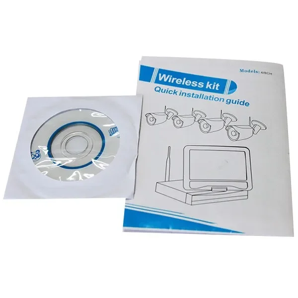 Top Sale !!! Home Security System Surveillance CCTV Camera Set 720P 4ch Wifi NVR Kit