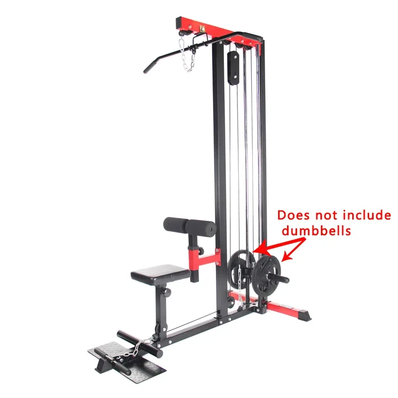 

LRM501 Lat & Row Machine Home High Low Pull Lat Pull Down High Pully Waist Back Shoulder Muscle Comprehensive Fitness Equipment