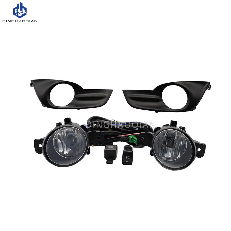 1 مجموعة أضواء الضباب المصباح لنيسان ألتيما Teana 2013 2014 2015 أضواء الضباب سيارة طقم مصابيح الضباب مع تسخير لمبة التبديل #2