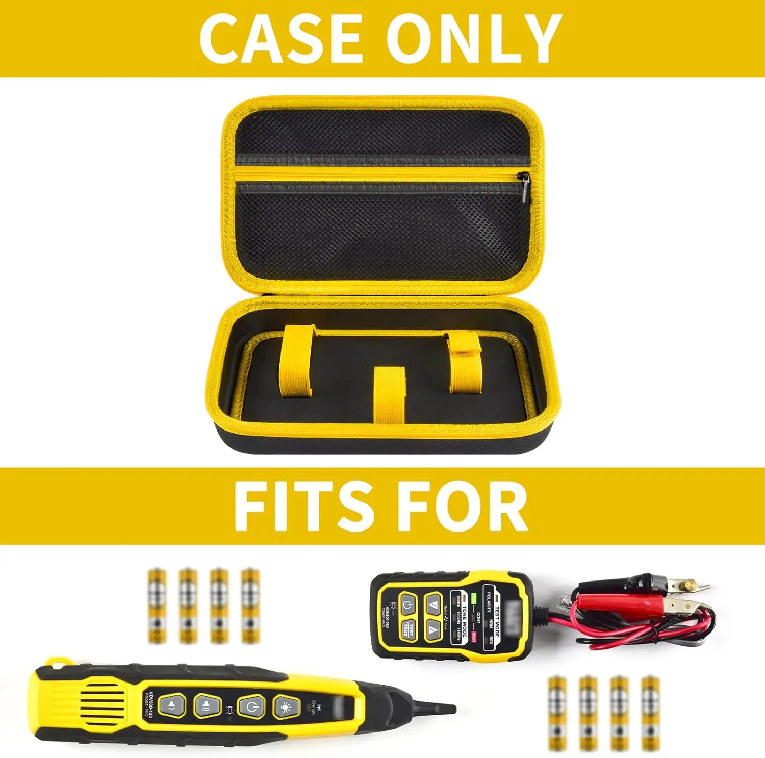 Storage Bag for Klein Tools VDV500-820/VDV500-063 Wire Tracer Tone Generator and Probe Kit Continuity Tester (Bag Only)
