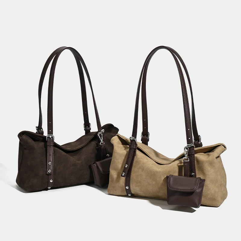 

New Vintage Design Top Layer Single Shoulder Bag Versatile Autumn Winter Crossbody Bag for Commuting Square Shape Leather Bag