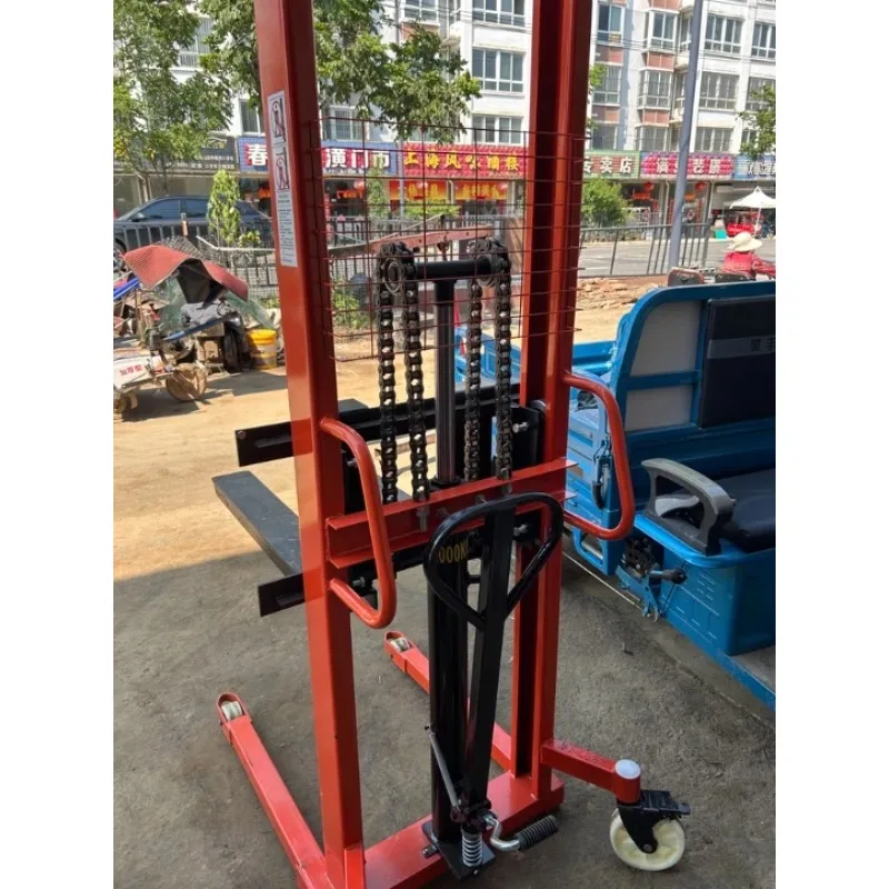 أدوات التعامل مع المواد رافعة شوكية البليت 2000 كجم مكدس الرفع اليدوي 1.6 متر ارتفاع الرفع مكدس اليدوي الهيدروليكي