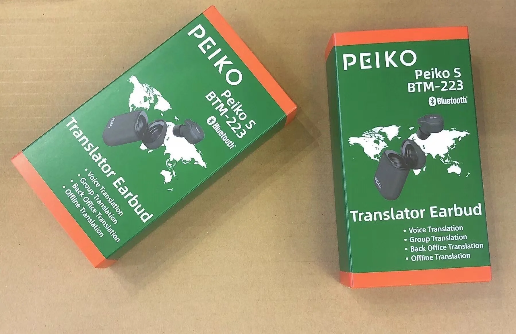 NEW Peiko S Translation Headphones 50+ Languages instant Translate Smart Voice Translator Wireless Bluetooth Translator Earphone