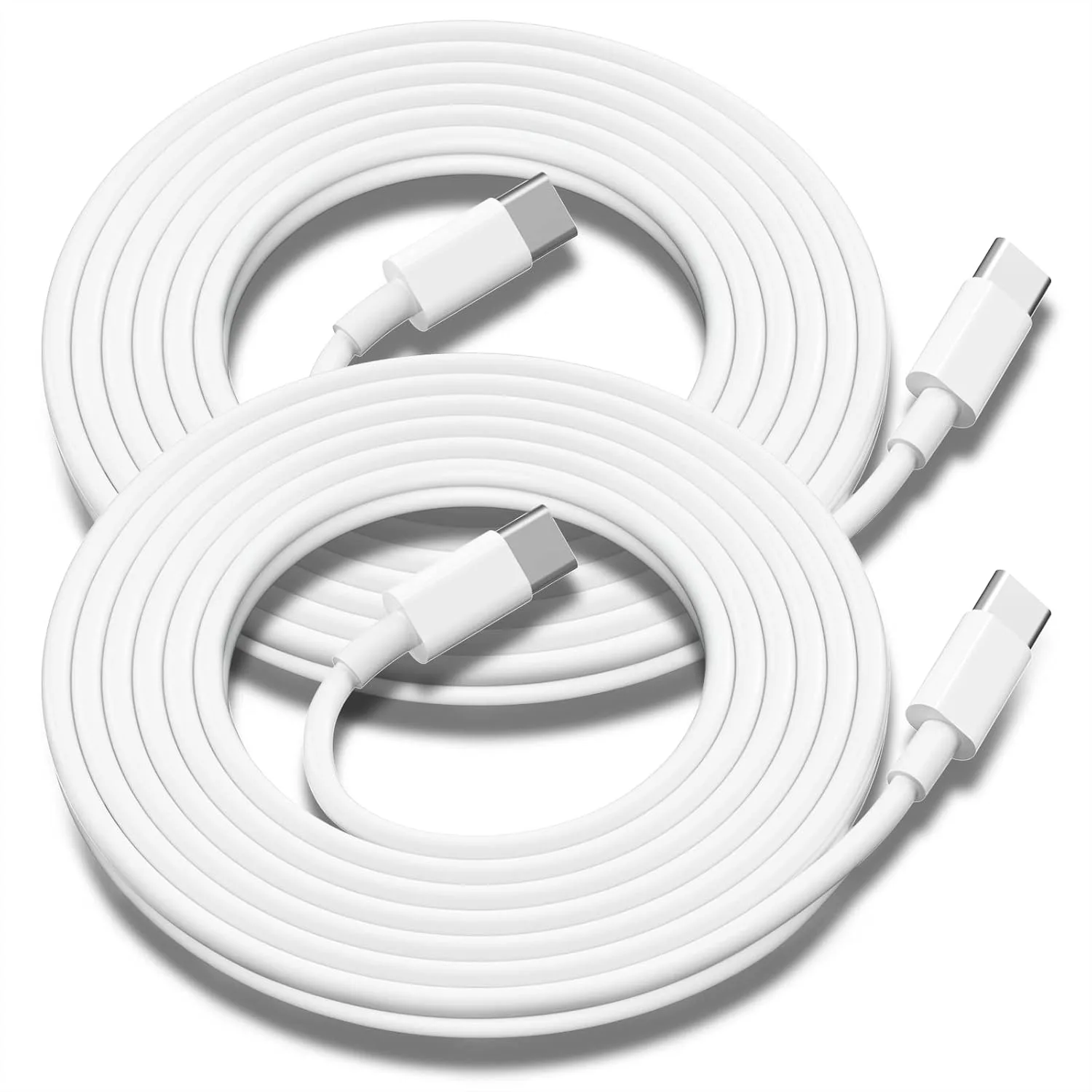 USB C to USB C Charging Cable 2Pack 10ft, 60W Fast Charger Cord for iPhone 17/16/15, MacBook, iPad Pro, Samsung Galaxy