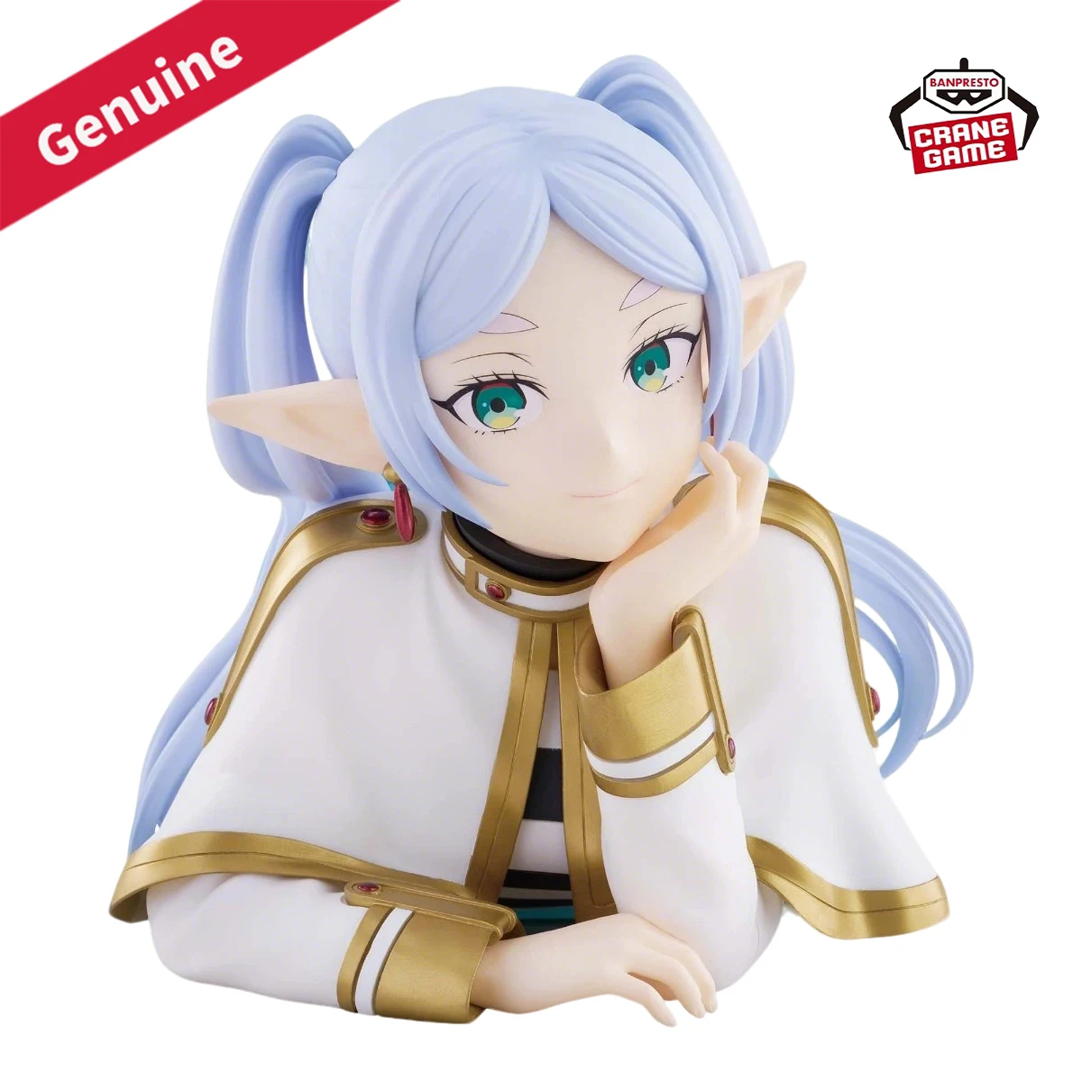 

Original Genuine BANPRESTO Prepainted Bust Sousou No Frieren Frieren Anime Character Figure Decoration Collection Gift Cartoon