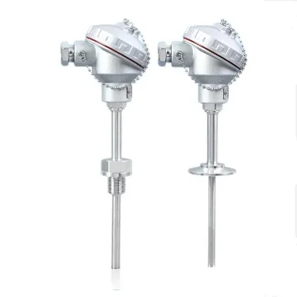 

Tri-clamp Temperature transmitter with thermowell Oil Tanks Integrated Temperature Transducer Sensor