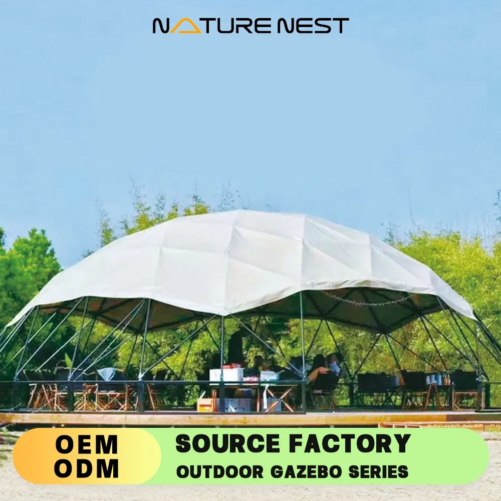 Arch Dome Tent Windproof Pavilion  Pergola Sun Room Exhibition PVC Sunshade Canopy  Wedding Shelter Tipi Outdoor camping