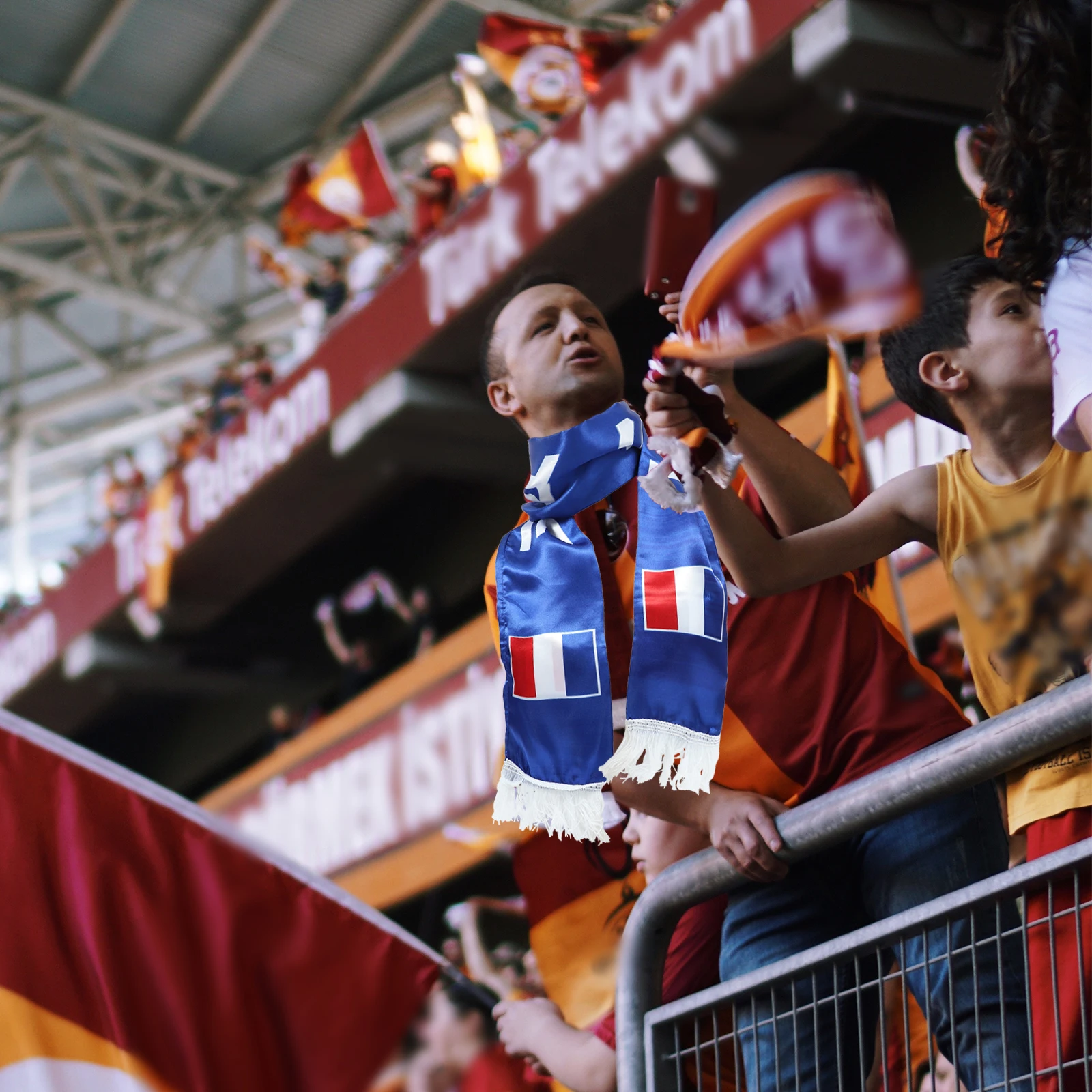 

2pcs Fans Scarf Soccer Satin Football Team National Knit Scarves Sports Cheer Festival Gift for Men Women