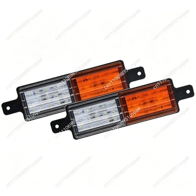 LED Truck Truck Warning Light Car Bar Light Two-color Bumper Light Surrounded By Modified Lights