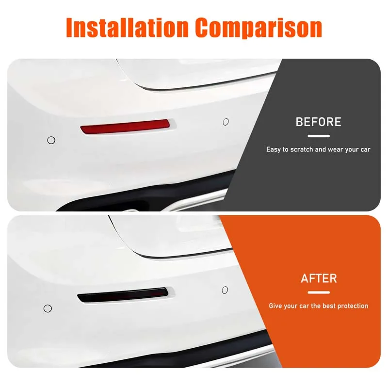 

For Maserati Ghibli 2018-2026+ ABS black car rear fog light decorative cover sticker car exterior protection accessories