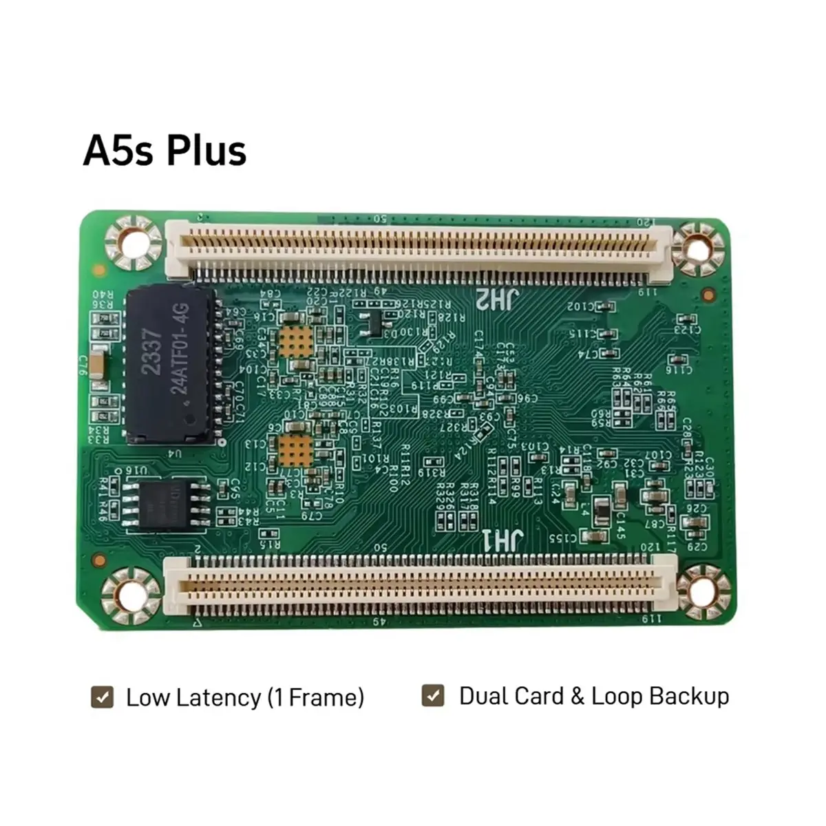A5s Plus LED Receiving Card 18bit+ 512x384@60Hz Pixel Calibration Dual Backup Low Latency LED Display Controller Card