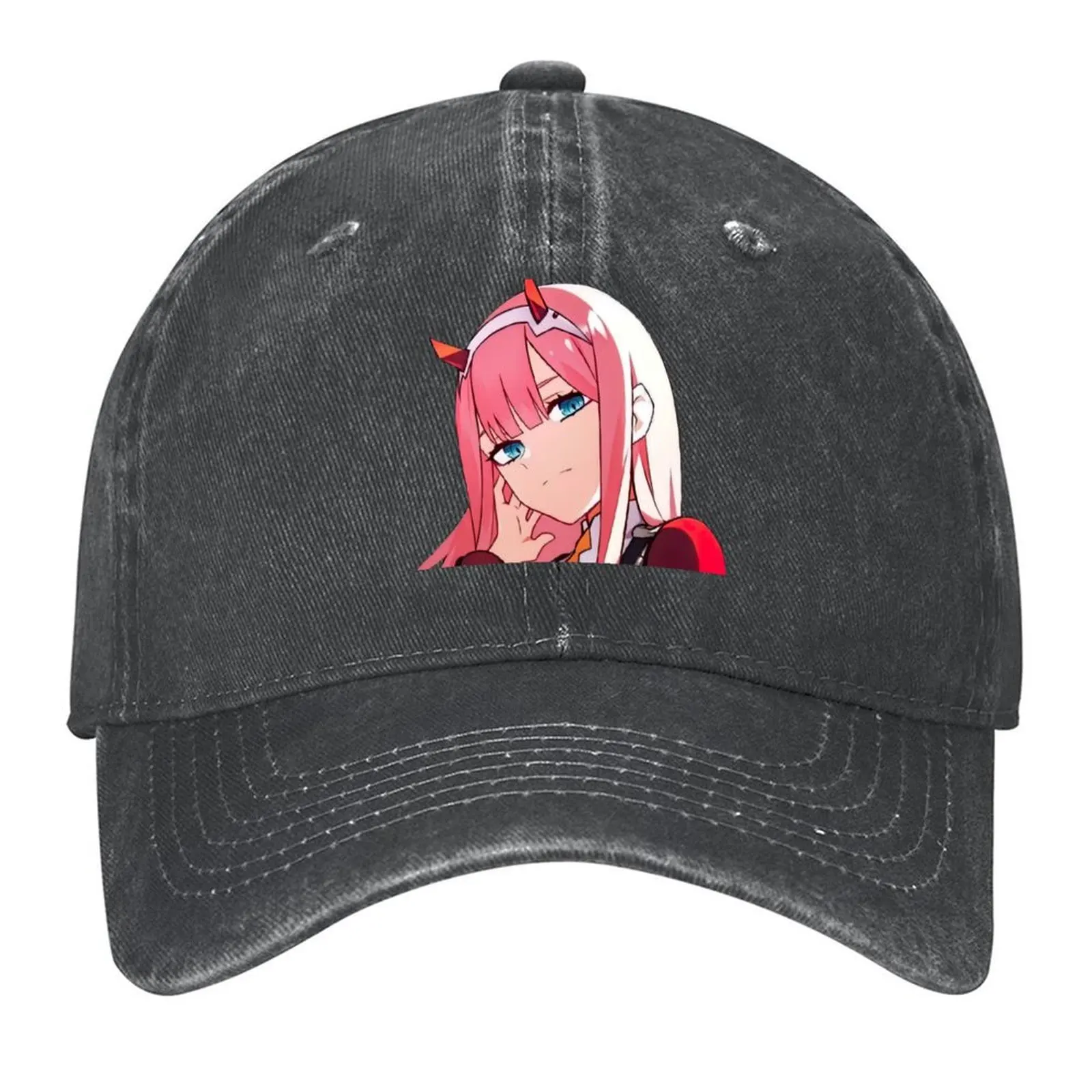 

Zero Two Darling in the Franxx Baseball Cap Trucker Hat tactical cap Luxury Cap Horse Hat Female Men's