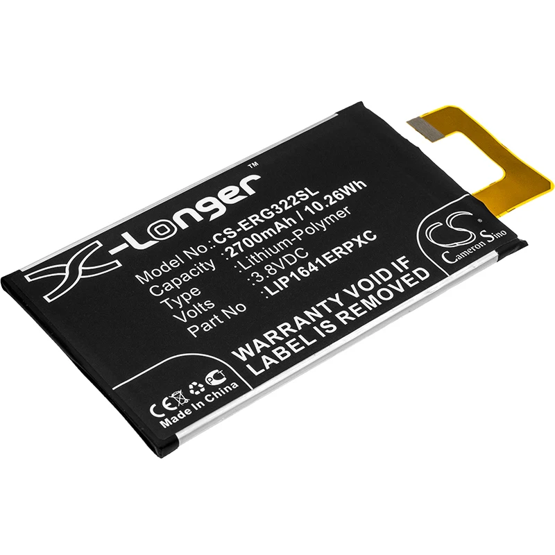 Batería de polímero de litio para teléfono móvil, batería para smartphone Sony, 3.8V 2700mAh, modelos compatibles: Xperia XA1 Ultra, XA1 Ultra Dual TD-LTE, G3226