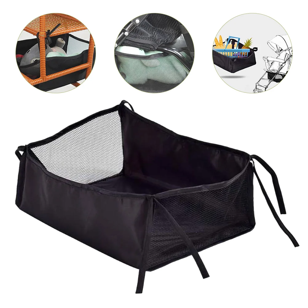 

Storage Basket Baby Hamper Organiser Oxford Cloth Universal Pushchair Stroller Bag