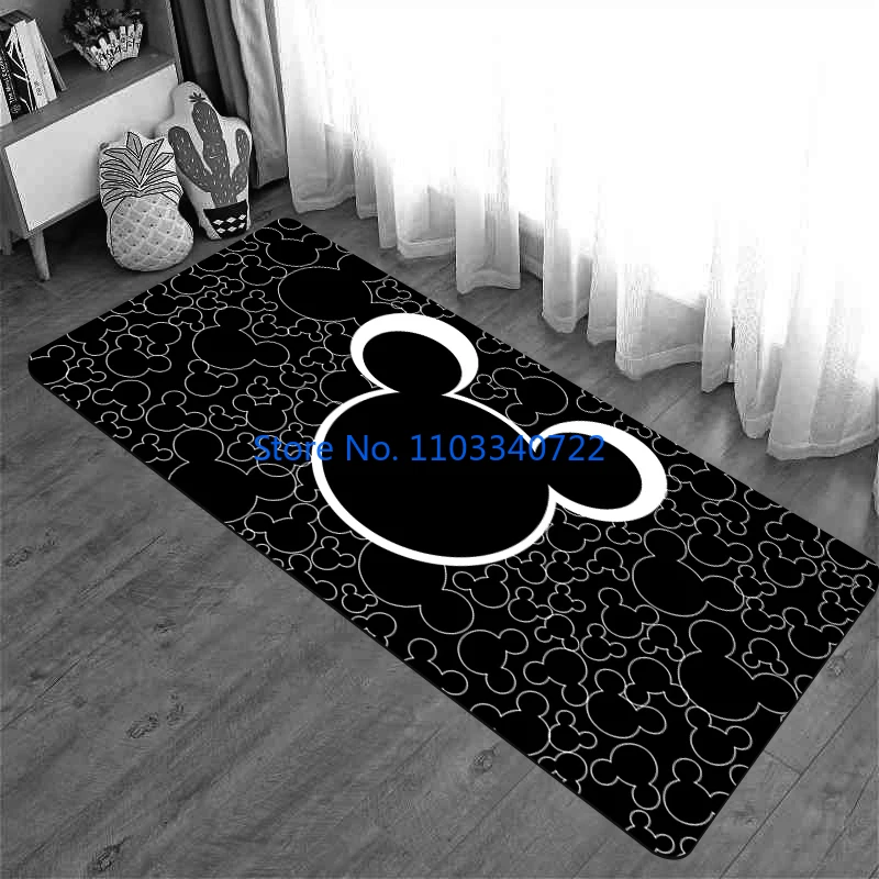 

Cartoon Kitchen Carpet Cute Mickey Minnie Rug Carpets 120x160cm Decor for Living Room Bedroom Sofa Bathroom Kids Floor Mat