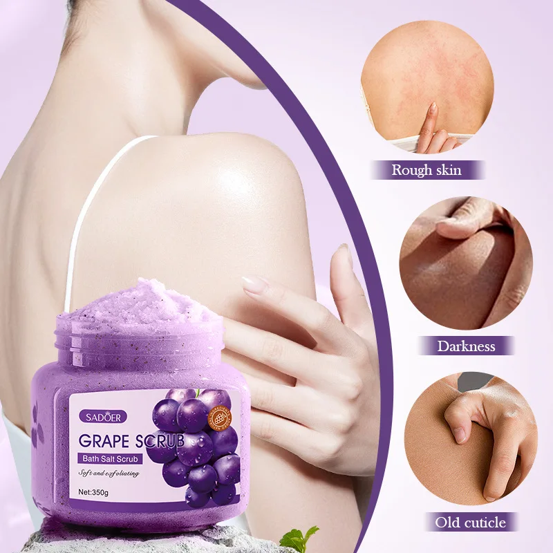 

Grape Body Scrub for Exfoliation and Skin Purification: Remove Dead Skin Cells