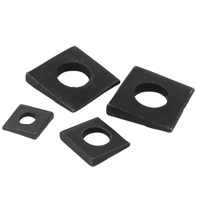 Square Washer M6 M8 M10 M12 M14 M16 M18 M20 M22 M24 M27 M30 Diagonal Gasket Washer Stainless Steel/Carbon Steel for Slot Section