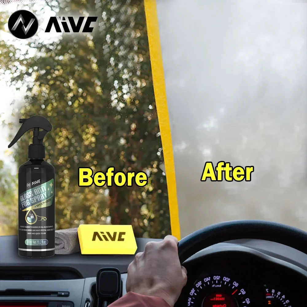 Car Glass Anti Fog Spray Windshield Anti-fog Spray Agent Defogger Long-lasting Effect Car Care Defogging Products Auto Mirror