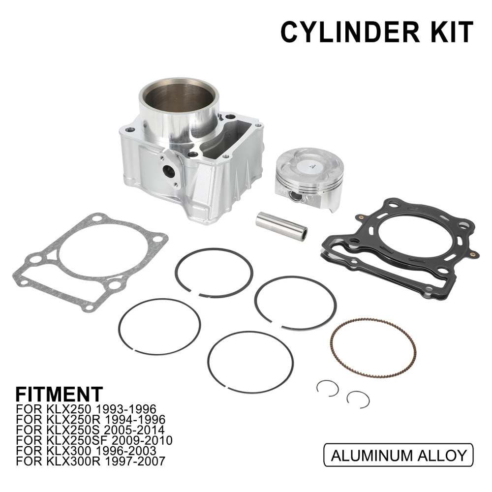 78mm Cylinder Piston Kit For KAWASAKI KLX250 KLX250R 1993-1996 KLX250S 2005-2014 KLX250SF 2009 2010 KLX300 KLX300R 1996-2007