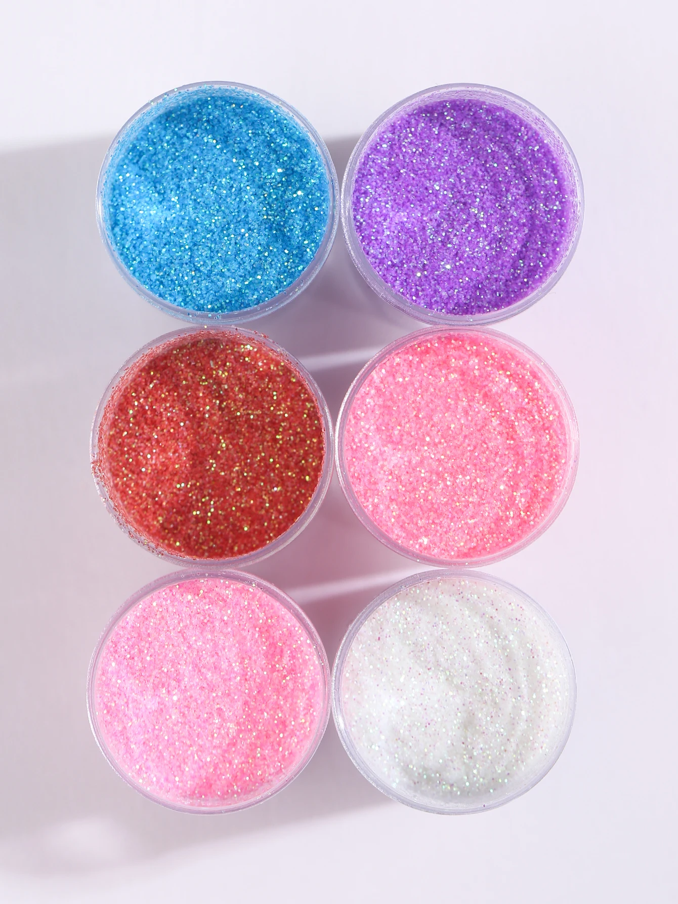 6 Flaschen schillernde, feine Glitzer-Serie, Pulverharz, Zubehör, Glitzer (10 g), Flocken, Basteln, Pailletten, Epoxid-Chips, Flocken für Trommeln – Detail 10