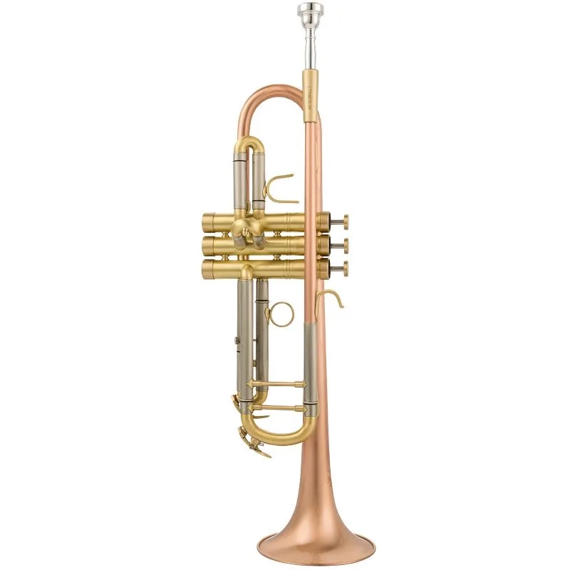 American Bahala phosphor copper trumpet, heavy-duty version in B-flat, model TR-600GS. Comes with a complete set of accessories