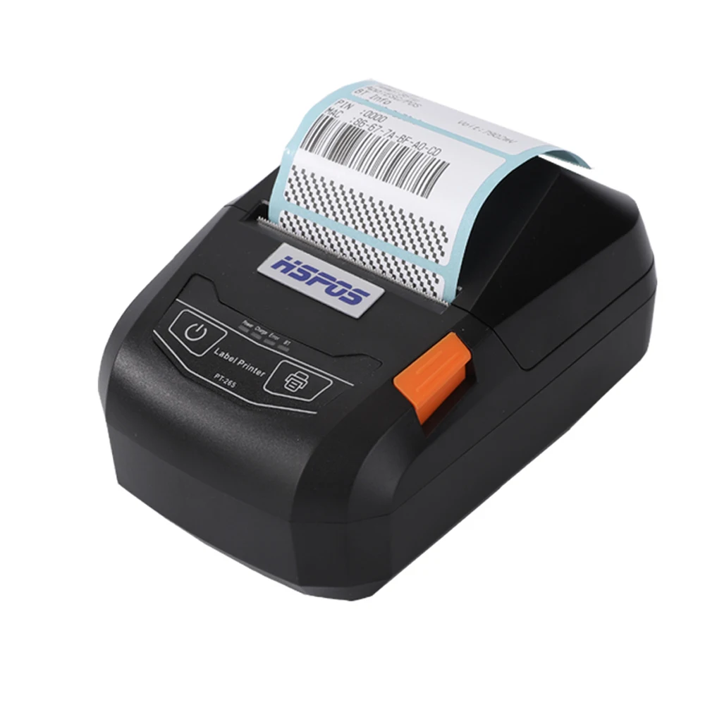 Mini Portable Thermal Printer Lightweight Durable 58Mm Portable Photo Printer 1500Mah Battery Quick Charge High Speed