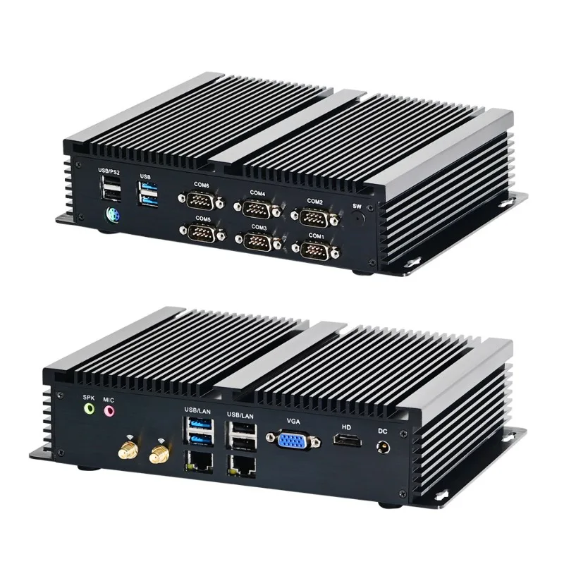 710510U computer 8565U dual network port 6COM embedded industrial computer industrial control computer