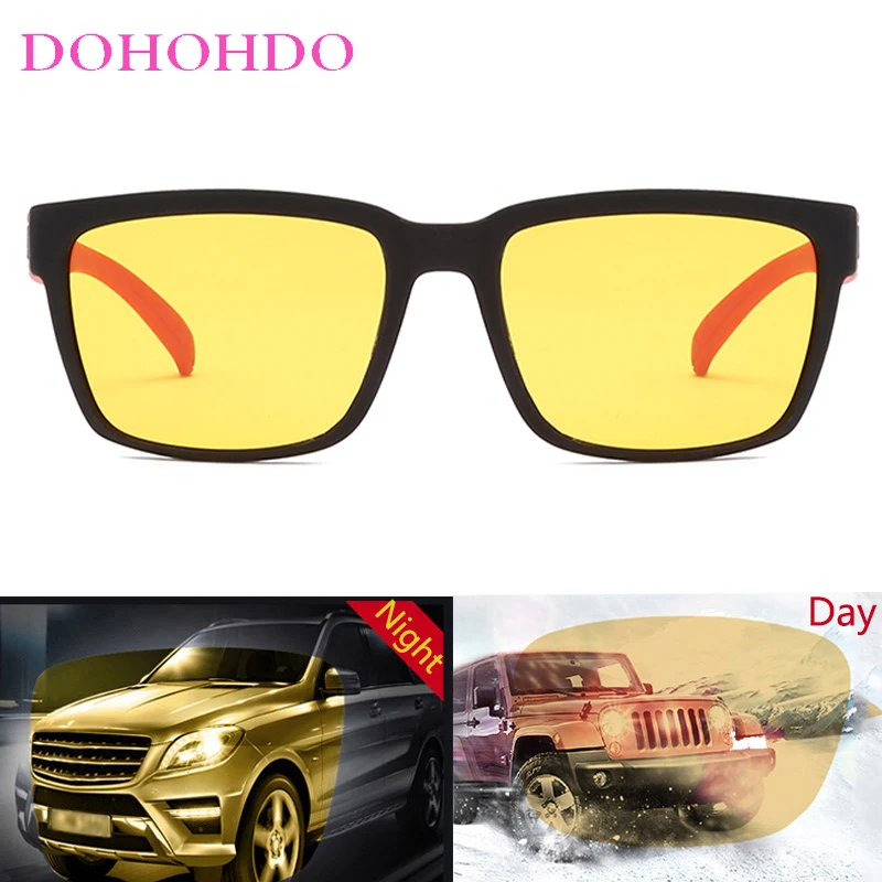 العلامة التجارية الكلاسيكية مصمم مربع للرؤية الليلية النظارات الشمسية الرجال النساء في الهواء الطلق القيادة المضادة للوهج الاستقطاب نظارات للجنسين UV400 Oculos #3