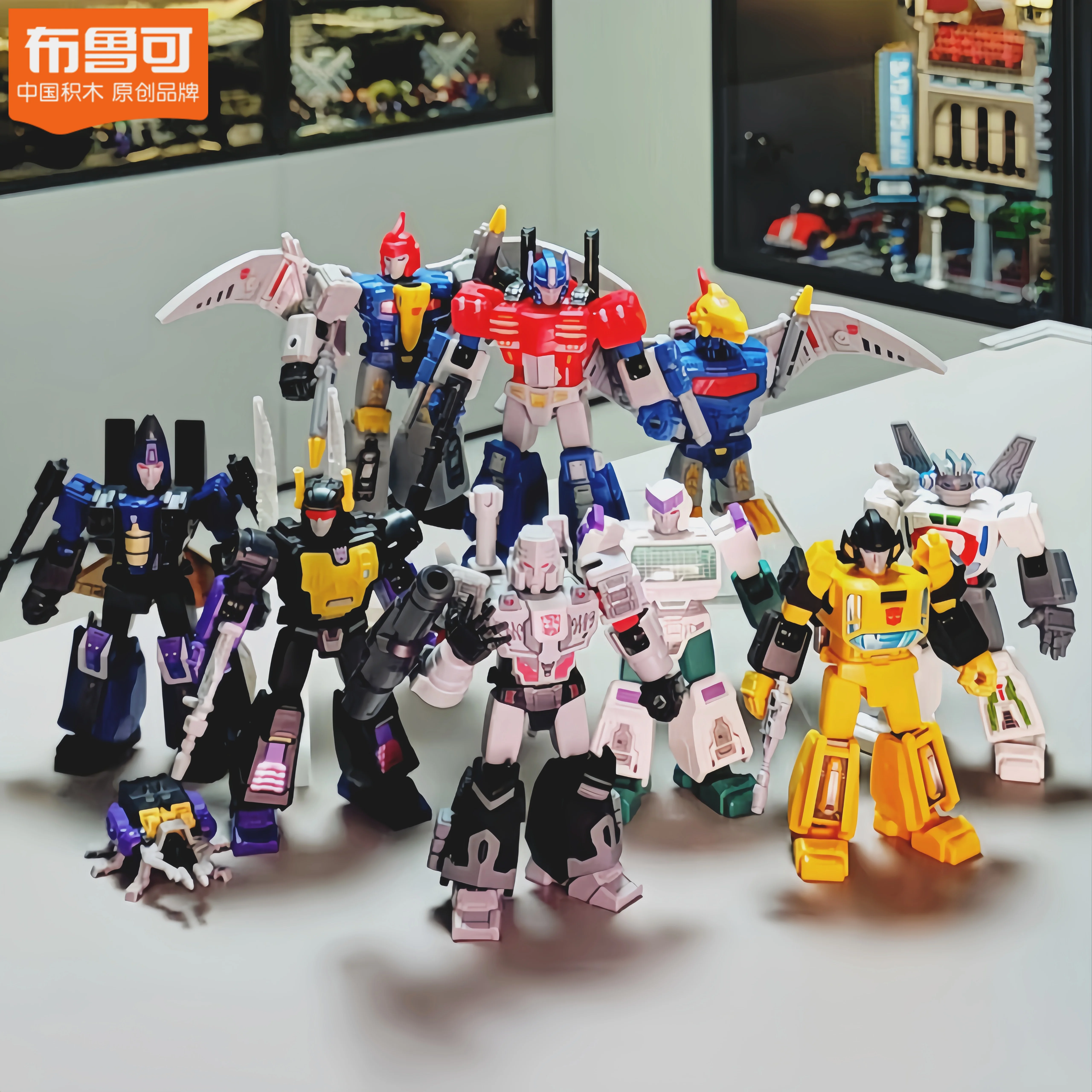 محولات Blokees الأصلية إصدار Galaxy 06 Idw Orion Pax Optimus Prime Megatron Dirge Sunstreaker هدية متحركة مجمعة