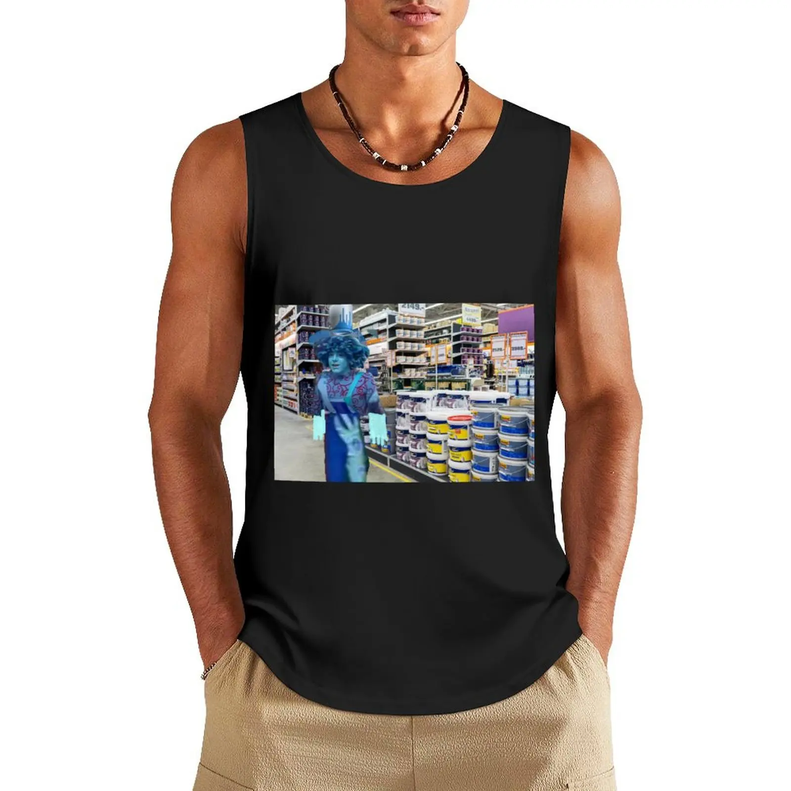 

Rooney in a Hardware Store Tank Top bodybuilding man Men's singlets Men's t shirt Men's sleeveless t-shirt
