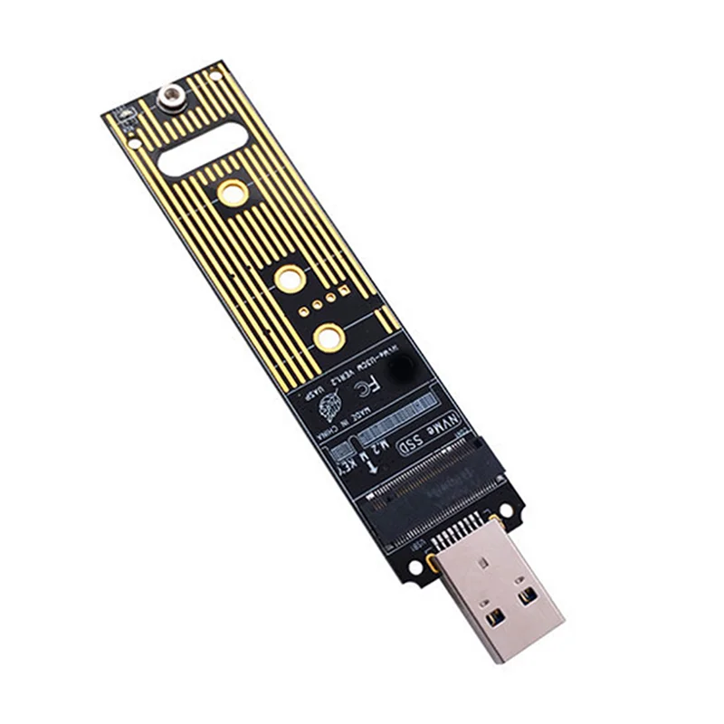 NVME USB Adapter M.2 NVME SSD To USB 3.1 Adapter 10Gbps USB3.1 Gen 2 for M2 NVMe 2230 2242 2260 2280 SSD