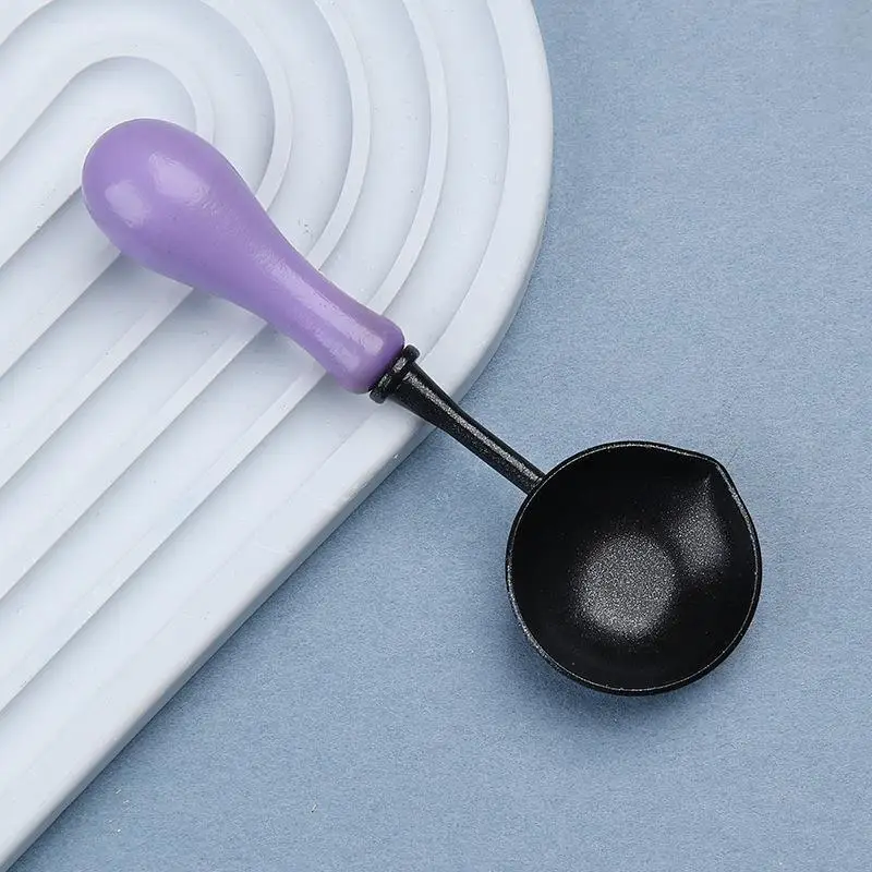 Hoogwaardige Lakzegel Non Stick Lepel Zegellak Lepel Stempelzegel Verwarming Lak Wax Tool Anti Stick Gemakkelijk schoon te maken