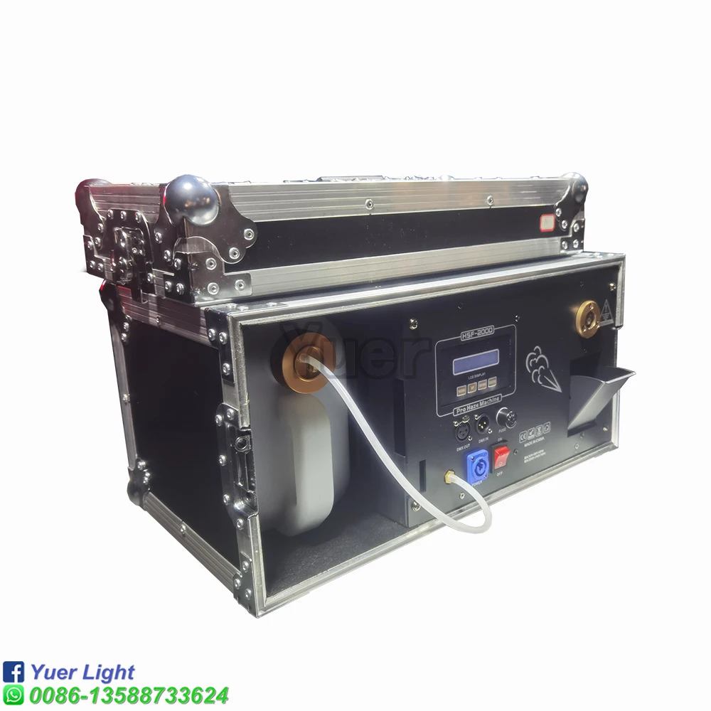 2000W Mist Haze Machine 5L Stage Fog Machine Flight Case Verpakking Disco Party Led Moving Head Licht Dj Par licht Rook Apparatuur