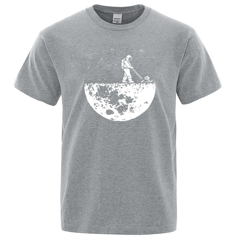 Mannen T-shirt Hoge Kwaliteit Grappige Katoenmix Lunar Cleaner Printing Casual Cool Losse O-hals Mannelijke voor MenT-shirt Hip Hop Tees