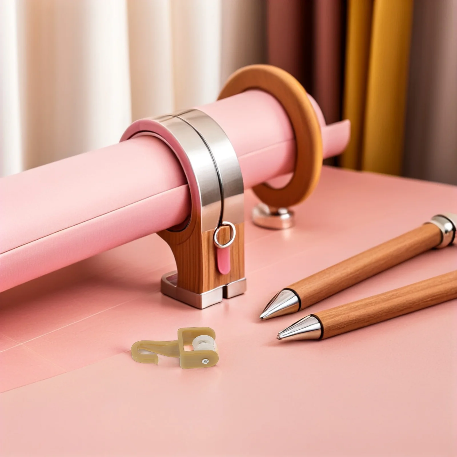 

50pcs Curtain Track Rollers Twin Wheeled Gliding Hooks Silent Smooth Sliding Runners For Home Office Party Decor Plastic Curtain